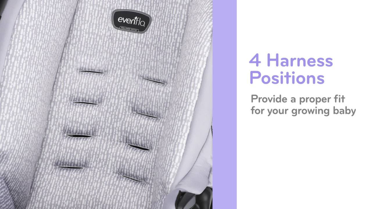 thumbnail video image 2 of Evenflo LiteMax 35 Infant Car Seat (Azalea Pink), 2 of 10