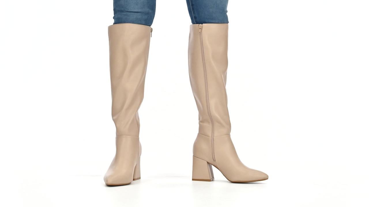 Journee Womens Landree Block Heel Knee High Boots