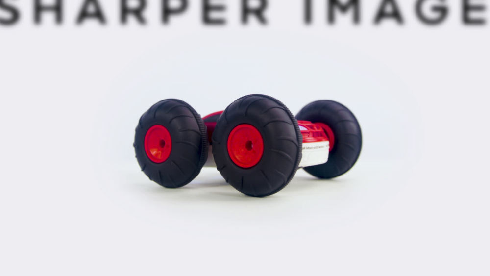 Sharper Image Remote Control RC Cars Flip Stunt Rally Car Toy for Kids