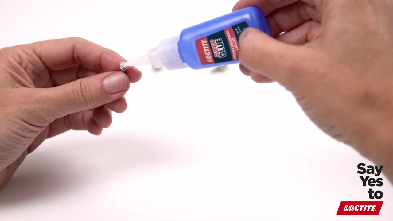 thumbnail video image 2 of Loctite Super Glue Liquid Professional, Pack of 1, Clear 0.7 oz Bottle, 2 of 14