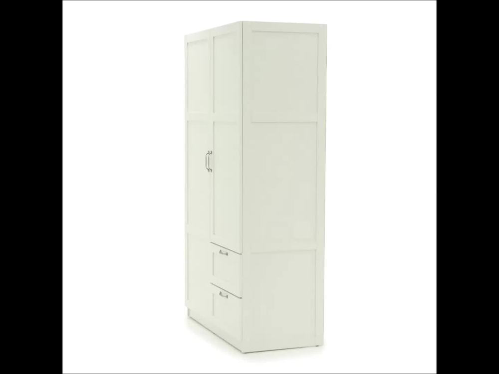 Sauder Wardrobe/Storage Cabinet, White Finish - image 2 of 20