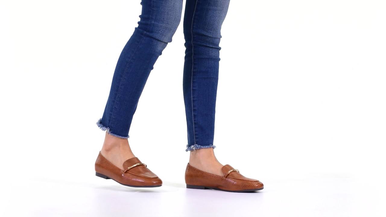 thumbnail video image 2 of Journee Womens Wrenn Wide Width Slip On Square Toe Loafer Dress Flats, 2 of 10