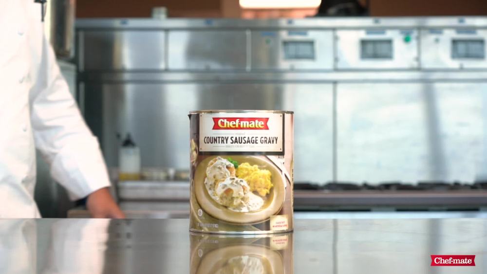 Chefmate Country Sausage Gravy, Original Sausage Gravy, 105 Oz can