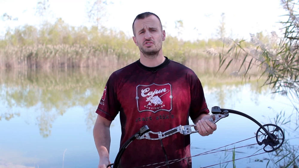 Cajun Sucker Punch Bowfishing Bow Only Features Adjustable Draw Length, 50 lb. Peak Draw Weight