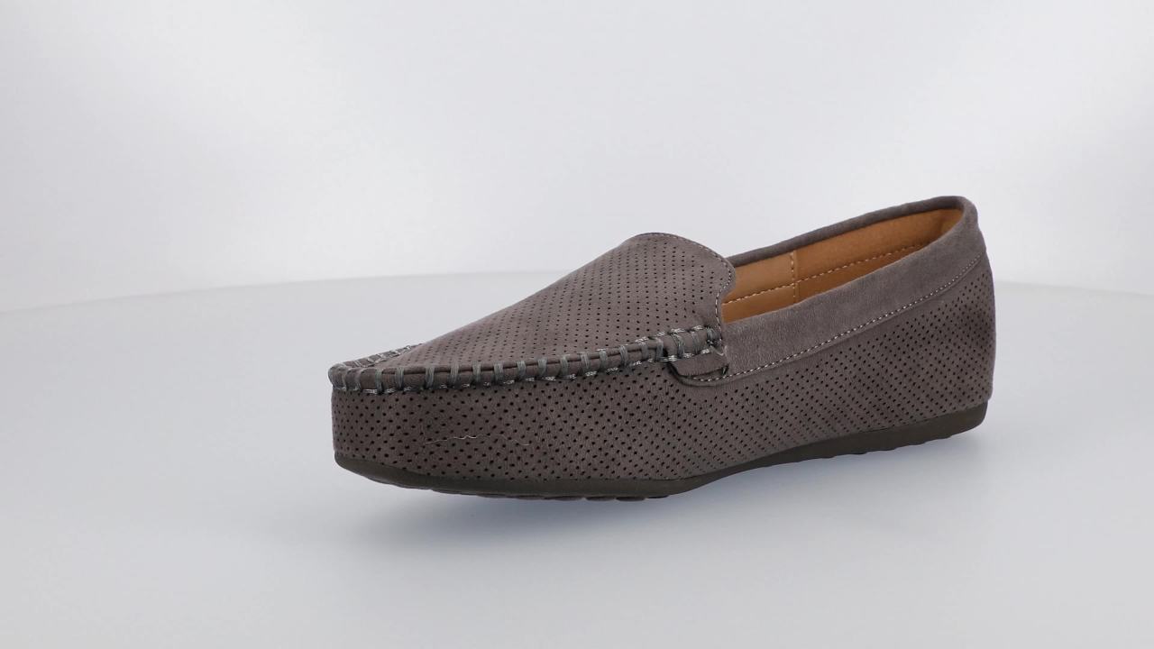thumbnail video image 2 of Journee Womens Halsey Comfort Insole Slip On Round Toe Loafer, Widths Available, 2 of 9