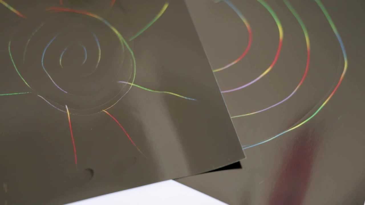 thumbnail video image 2 of Melissa & Doug Scratch Art Paper - 50 Multicolor Sheets, 2 of 4