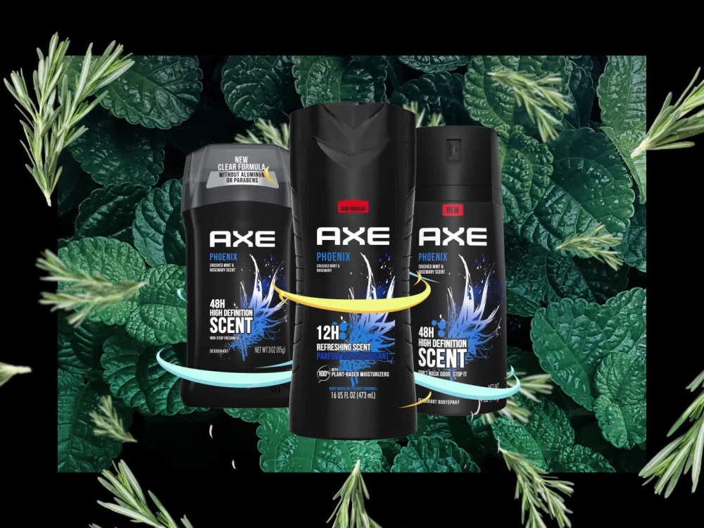 Axe Phoenix Long Lasting Deodorant Stick Twin Pack, Crushed Mint and Rosemary, 3 oz - image 2 of 11