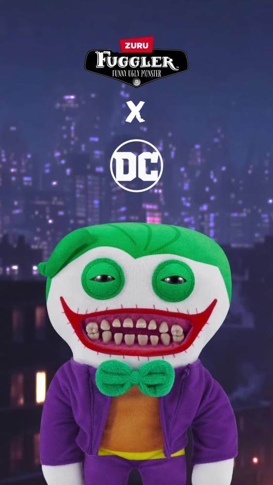 thumbnail video image 2 of Fuggler x DC 9 inch DC Comics (Superman), Funny Ugly Monster Soft Plush Collectible Toy by ZURU, 2 of 11