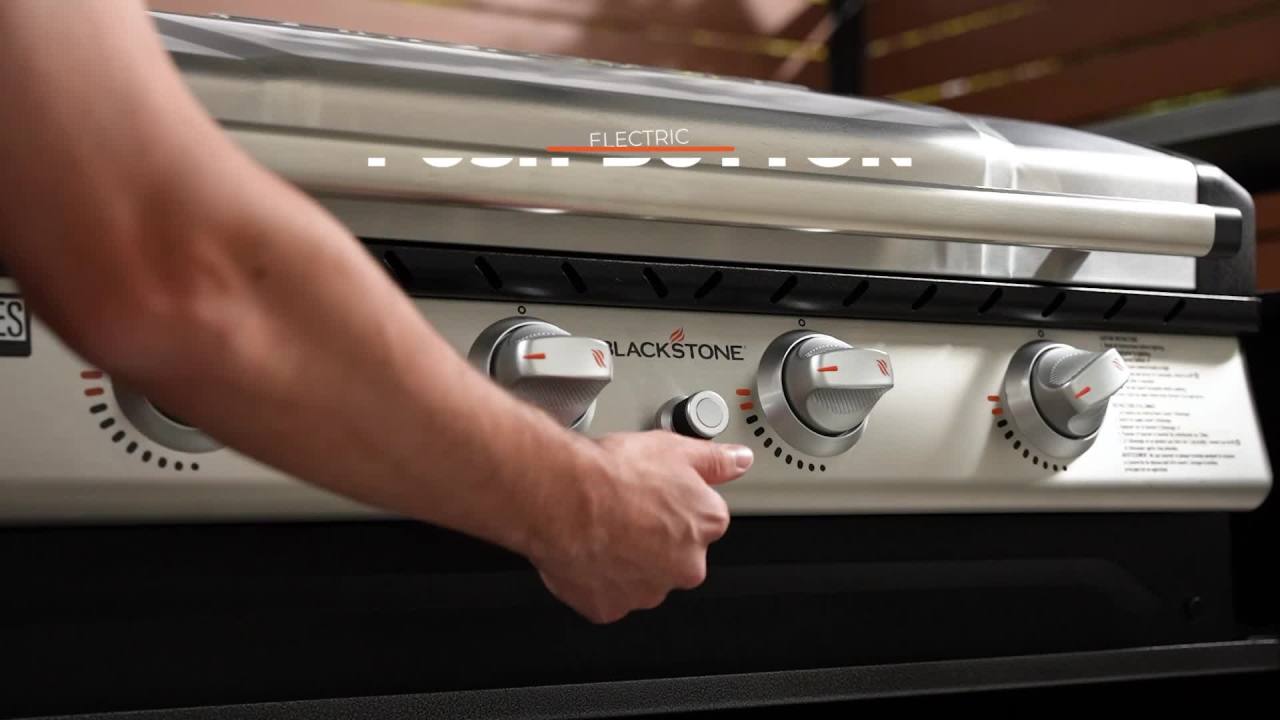 thumbnail video image 2 of Blackstone Pro Series 4-Burner 36" Omnivore Natural Gas Drop-in Griddle, 2 of 12