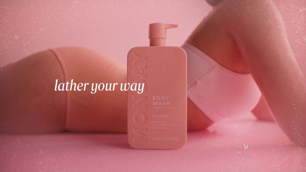 thumbnail video image 3 of MONDAY Haircare MOISTURE Body Wash Hydrates Nourishes All Skin Types, Hyaluronic Acid, 20.2 fl oz, 3 of 13