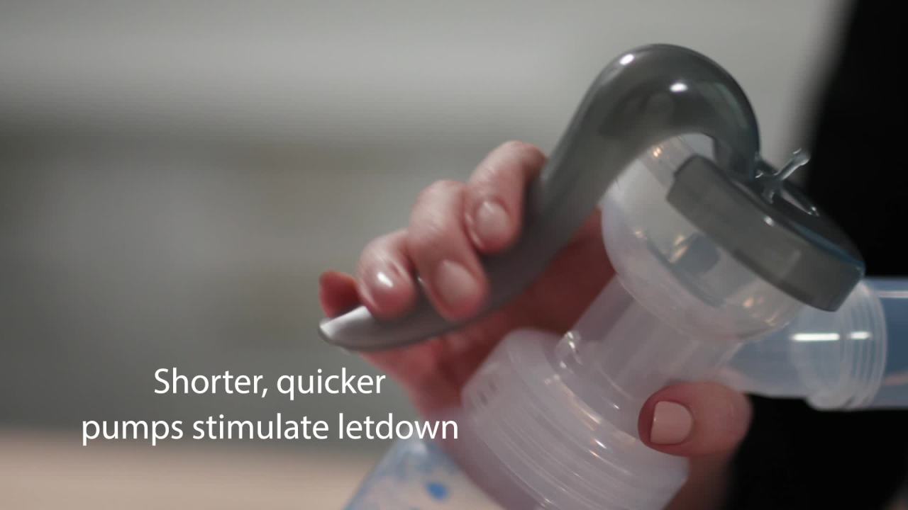 thumbnail video image 2 of Dr. Brown's Manual Breast Pump with Soft Shape Shield, 100% Silicone (25mm Flange), 1-Pack, 2 of 22