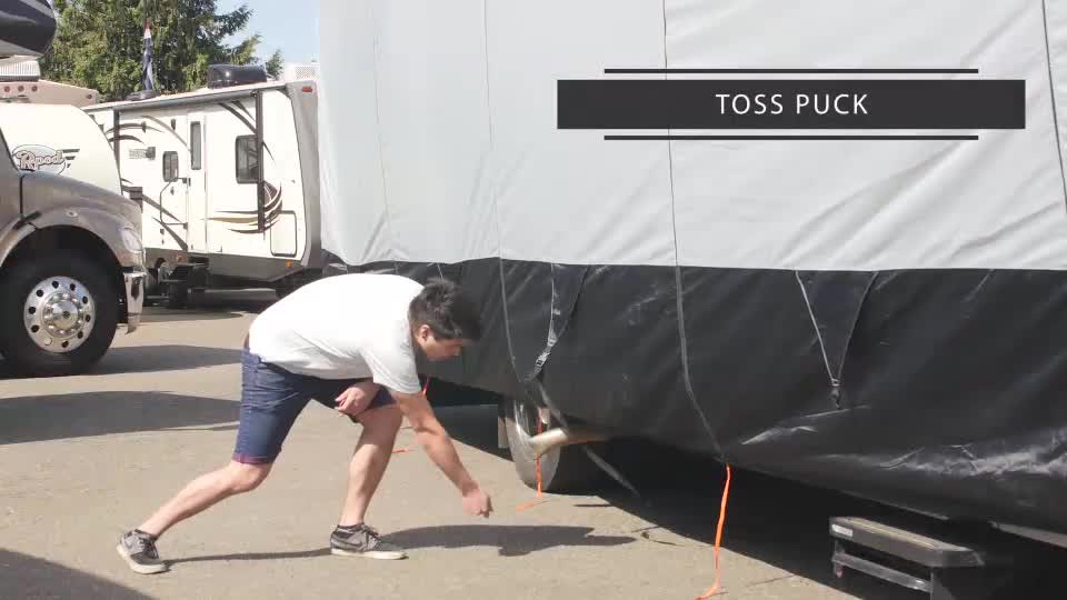 thumbnail video image 2 of Classic Accessories Over Drive SkyShield™ Deluxe Water-Repellent RV Class C Cover, Fits 35' - 38'L x 135"H, Model 7T, 2 of 22