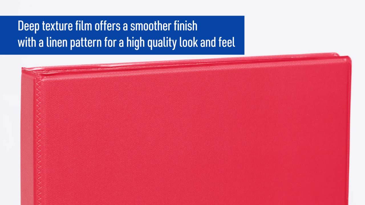 thumbnail video image 2 of Avery Heavy Duty View Binder, 1", White, Slant Ring, One-Touch, 250 Sheet Capacity, 1 Binder, 2 of 11