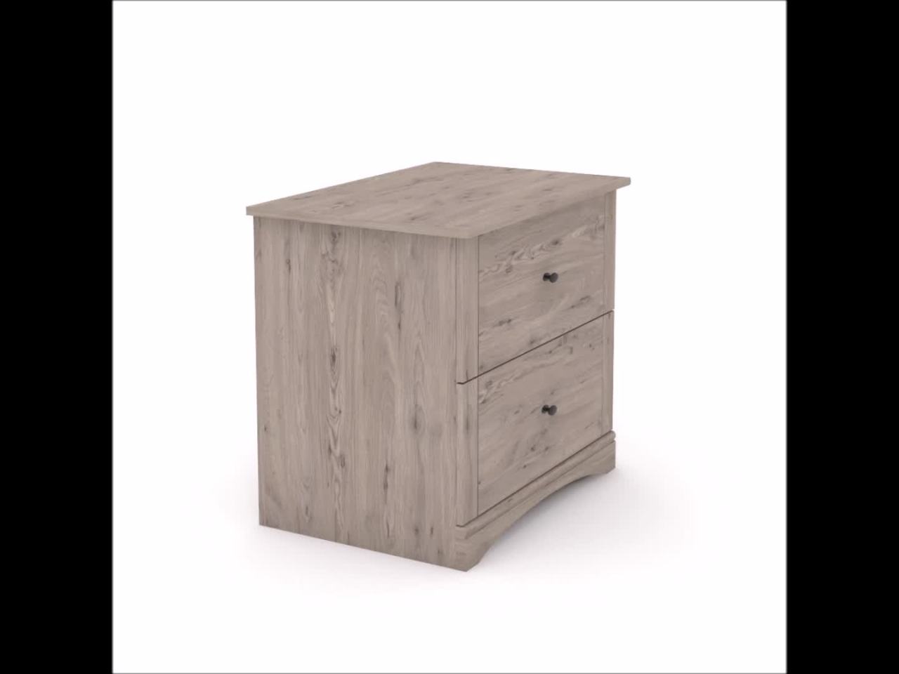 thumbnail video image 2 of Sauder 2-Drawers Lateral Filing Cabinet, Laurel Oak Finish, 2 of 12