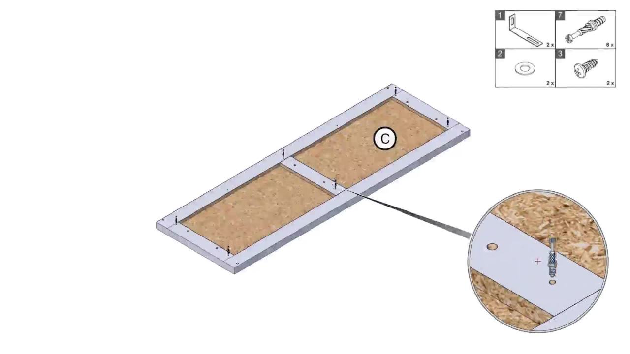 thumbnail video image 2 of Lancaster Wood 6 Drawer Dresser, Ivory, by Hillsdale Living Essentials, 2 of 16