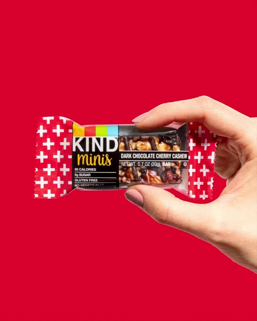 thumbnail video image 2 of Kind Minis Peanut Butter Dark Chocolate Bars, 0.7 oz, 10 Ct, 2 of 8