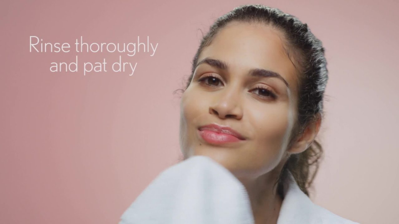 thumbnail video image 2 of Aveeno Positively Radiant Brightening & Exfoliating Face Scrub, 7 oz, 2 of 7