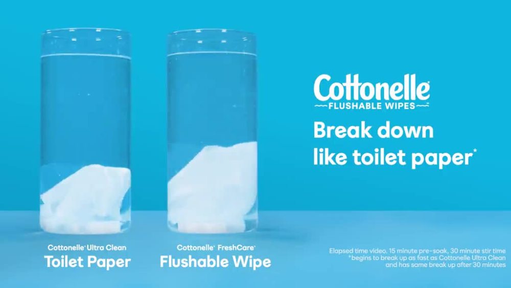 Cottonelle Fresh Care Flushable Wipes, 2 Flip-Top Packs - image 2 of 11