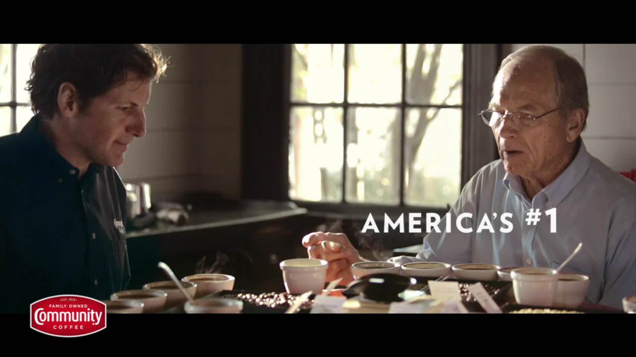 thumbnail video image 2 of Community Coffee Café Special Half - Caff Medium-Dark Roast Ground 12 oz Gable Top, 2 of 8