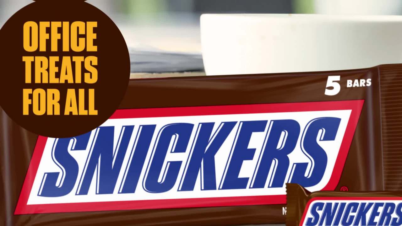 thumbnail video image 2 of (3 pack) Snickers Fun Size Chocolate Candy Bars - 2.6 oz (5 pack), 2 of 11
