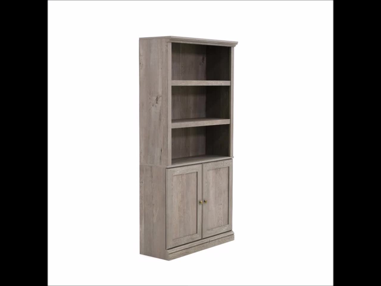 thumbnail video image 2 of Sauder Select Bookcase, Mystic Oak Finish, 2 of 13