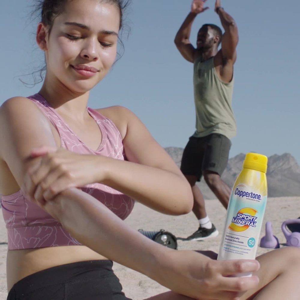 Coppertone Sport Mineral Face Sunscreen Lotion SPF 50, 2.5oz - Walmart.com