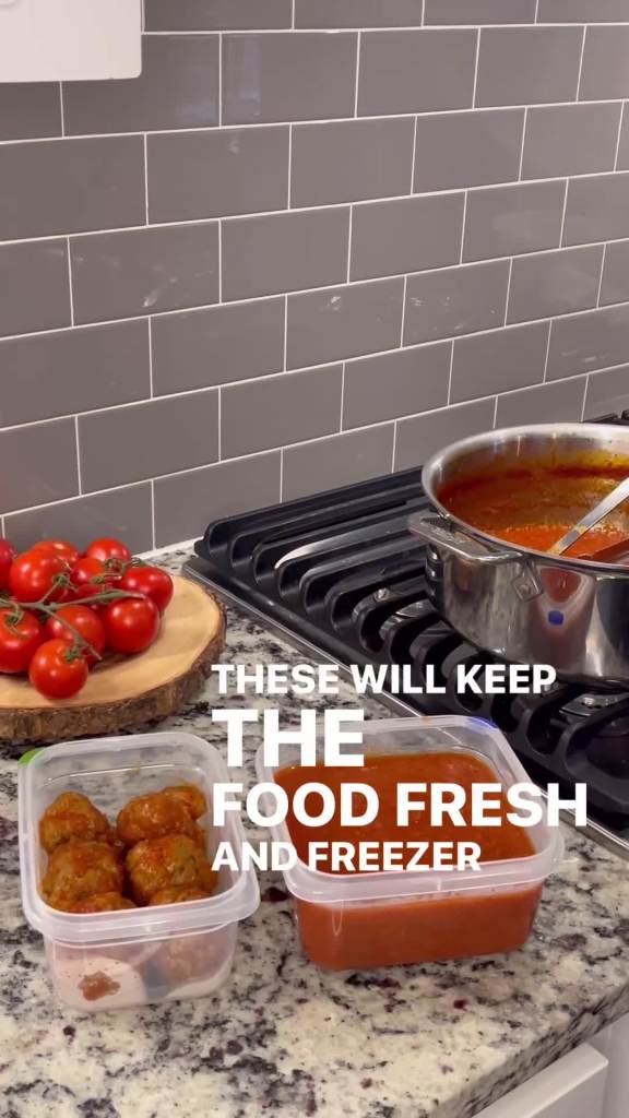 thumbnail video image 2 of Sterilite Ultra•Seal™ 4.5 Cup Rectangle, Latching Food Storage Container, Airtight Watertight Seal, Green, 6 Count, 2 of 11