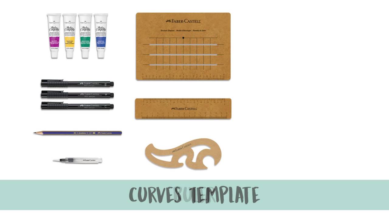 thumbnail video image 2 of Faber-Castell Modern Calligraphy Kit - Lettering and Calligraphy Set for Beginners with Pitt Artist Pens, 2 of 11