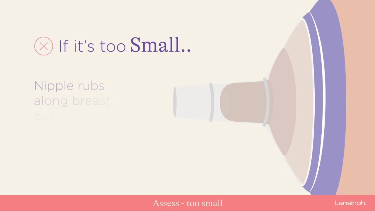 thumbnail video image 2 of Lansinoh ComfortFit Breast Pump Flanges 21mm, 2 Ct, 2 of 10