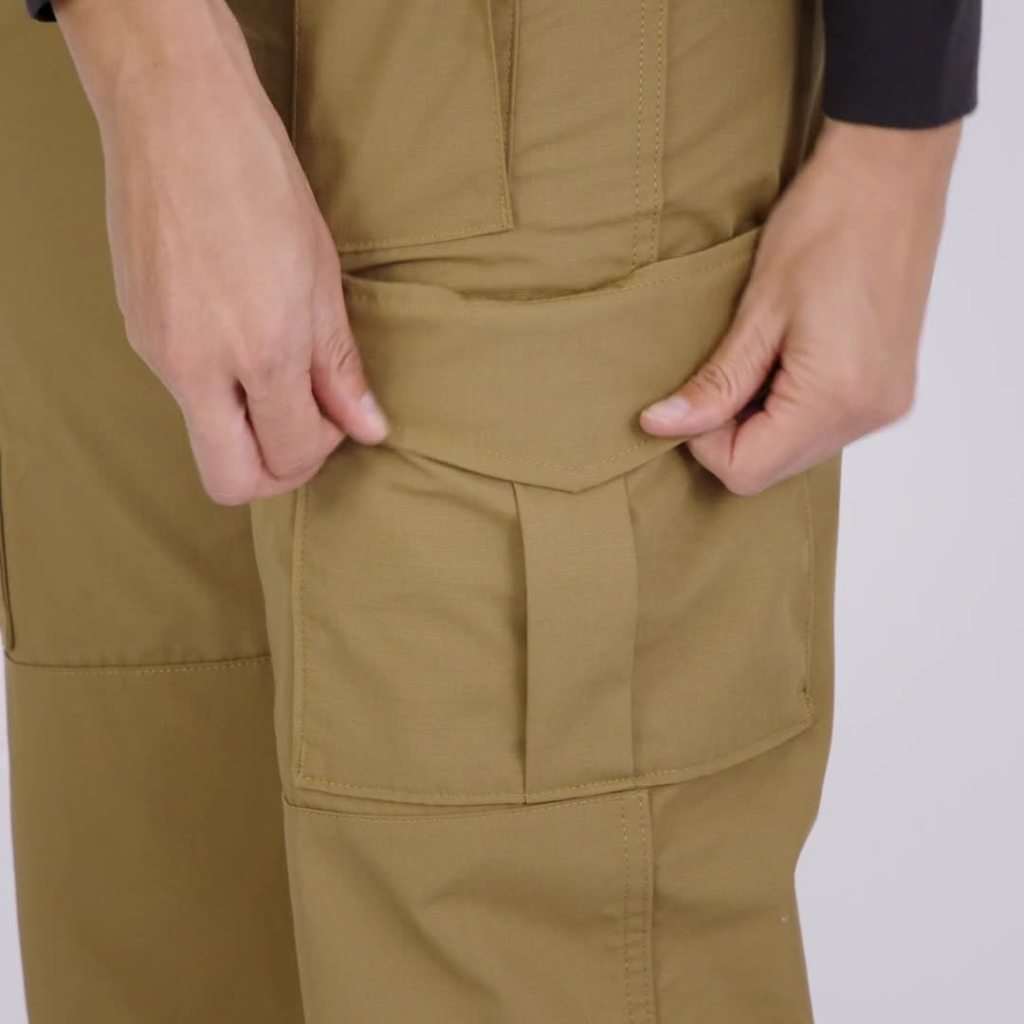 thumbnail video image 2 of Propper Women's Durable Ripstop Cargo Pants Uniform 60/40 Cotton-Polyester Reinforced Knees Relaxed Fit 9 Pockets, 2 of 6