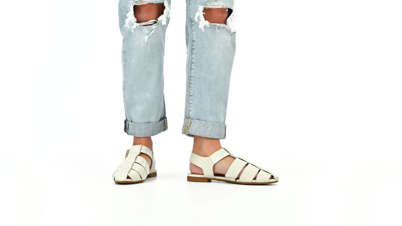 thumbnail video image 2 of Journee Womens Cailinna Caged Buckle Square Toe Flats, Widths Available, 2 of 10