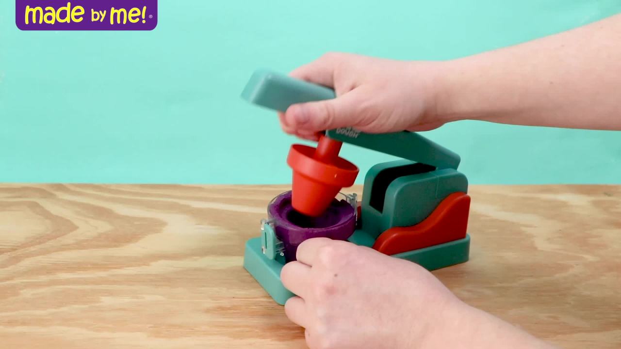 thumbnail video image 2 of Made by Me! Sand Dough Sculpt & Paint Creations! Pottery Press, Boys and Girls, Child, Ages 6+, 2 of 8