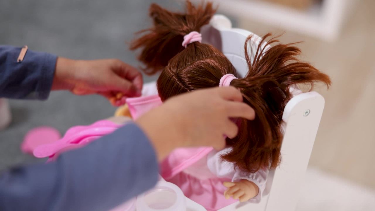 thumbnail video image 2 of Melissa & Doug Mine to Love Brianna 12-Inch Soft Body Baby Doll With Hair and Outfit, 2 of 10