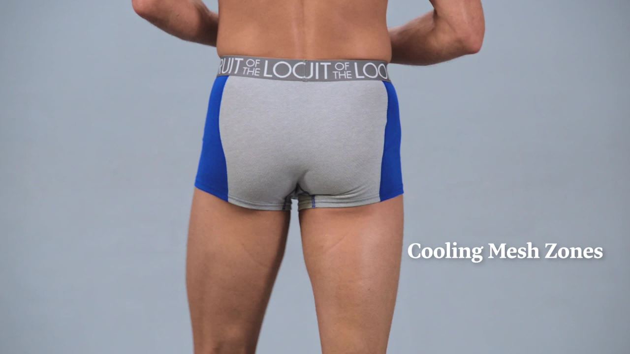 thumbnail video image 2 of Fruit of the Loom Men's Breathable Performance Short Leg Boxer Briefs, 3-Pack, 2 of 11