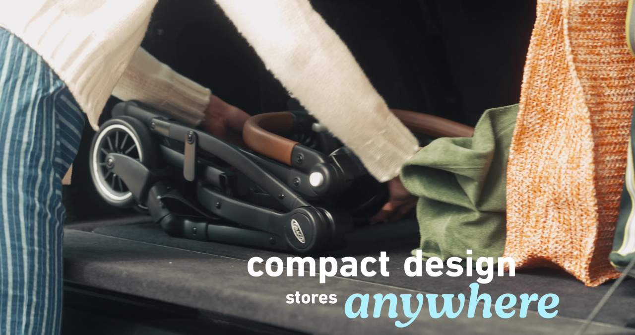 thumbnail video image 2 of Graco GoMax Ace 2024 Black Travel System, 2 of 9