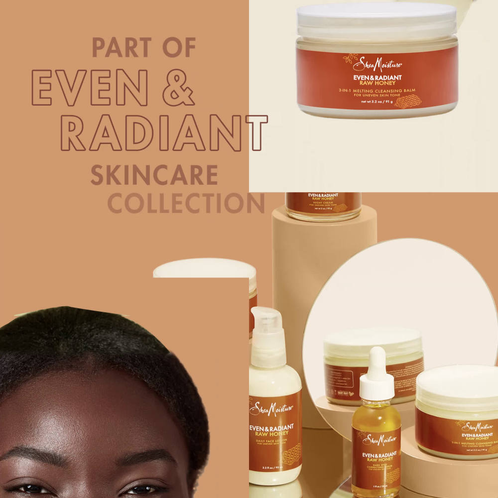SheaMoisture Even & Radiant Face Cleanser For Uneven Skin Tone and Dark