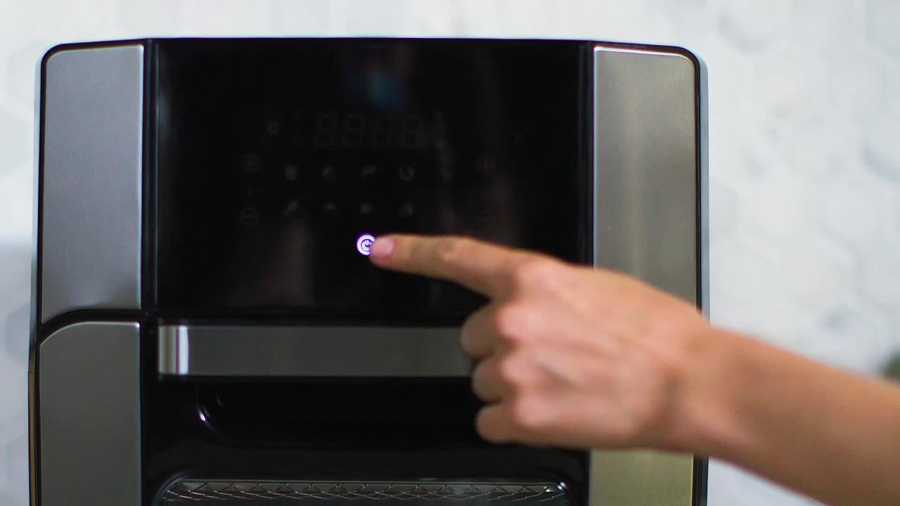 thumbnail video image 2 of West Bend XL Digital Air Fryer Oven with 10 Presets and 6 Functions, 12.6 Qt Capacity, in Black (AFWB12BK13), 2 of 19