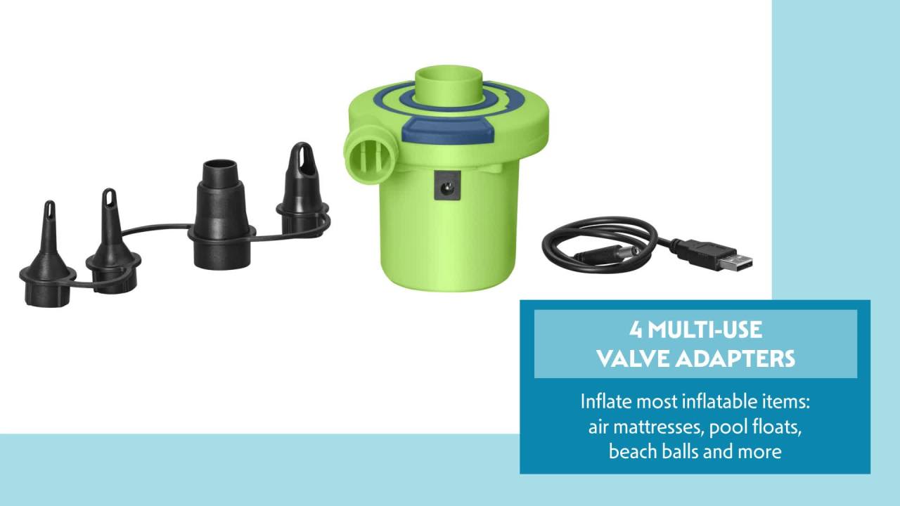 thumbnail video image 2 of Bluescape Rechargeable 4.8V Cordless Electric Air Pump, 2 of 9