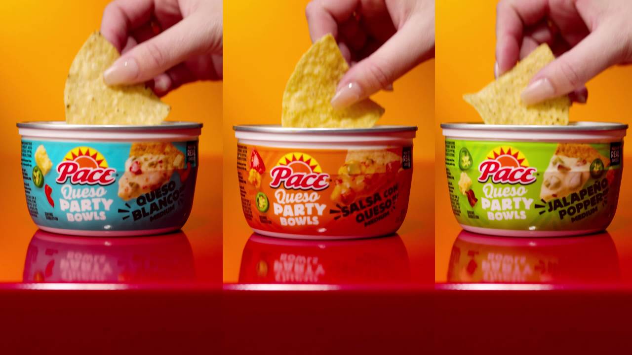 thumbnail video image 2 of Pace Queso Blanco Dip, Cheese Dip, 11 oz Microwavable Bowl, 2 of 13
