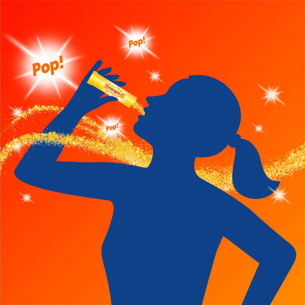 thumbnail video image 2 of Emergen-C Crystals, on-the-Go Vitamin C Supplement for Immune Support, Orange Vitality, 28 Ct, 2 of 11