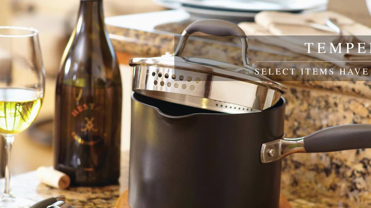 thumbnail video image 7 of Anolon Advanced 5Qt Nonstick Saute Pan with Helper Handle and Lid, Graphite, 7 of 7