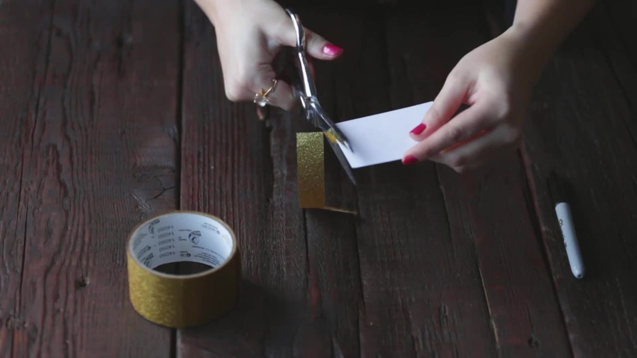 thumbnail video image 2 of Duck Brand 1.88 in. x 5 yd. Black Glitter Crafting Tape, 2 of 10