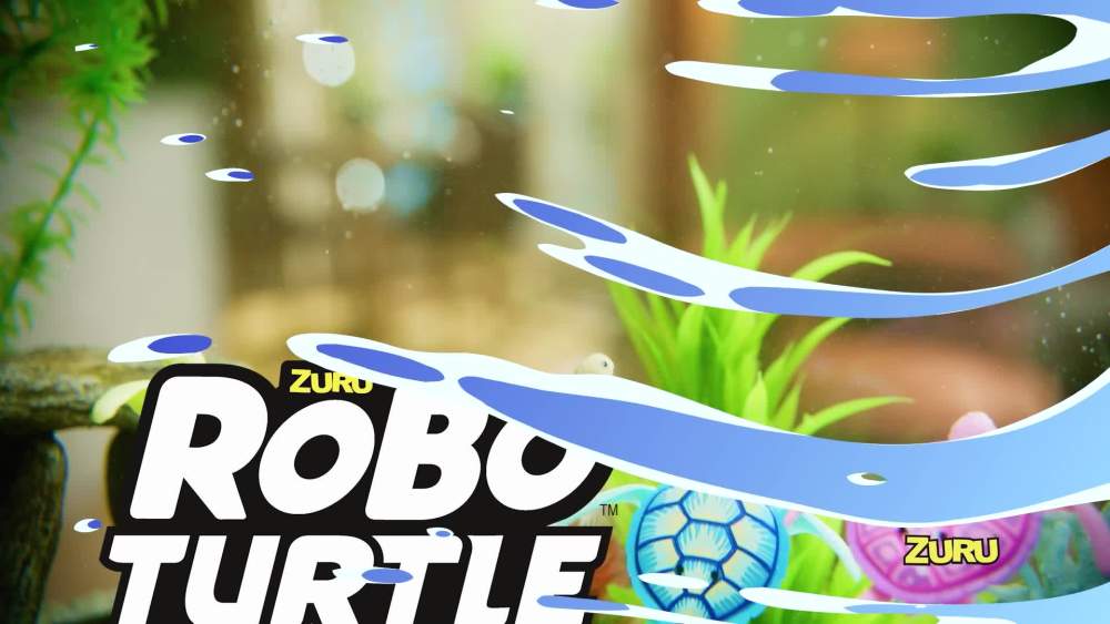 thumbnail video image 5 of Zuru Robo Alive Robo Fish Changes Color Robotic Swimming Fish Water Activated Series 3, Blue, 5 of 11