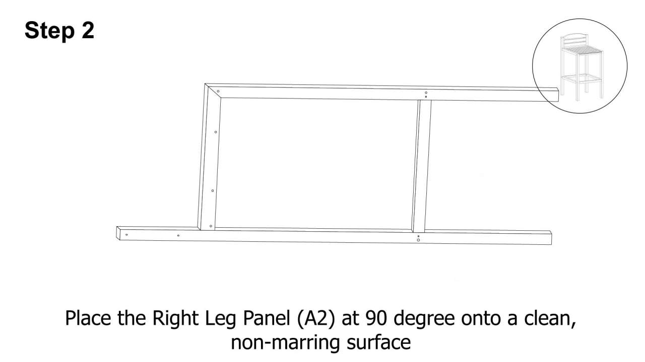 thumbnail video image 2 of Ellis Outdoor 3 Piece Acacia Wood Bar Set, Dark Brown, 2 of 8