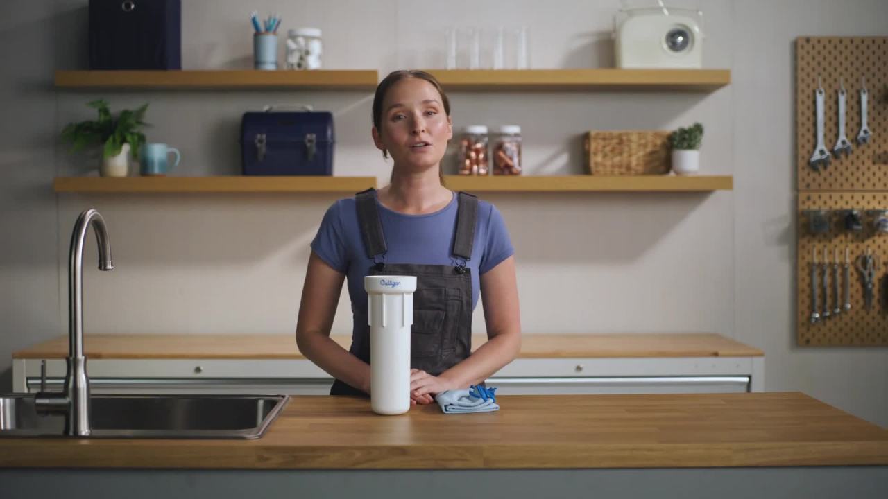 thumbnail video image 2 of Culligan D-40A Under Sink Water Filter Replacement, Superior Filtration, 2 of 8