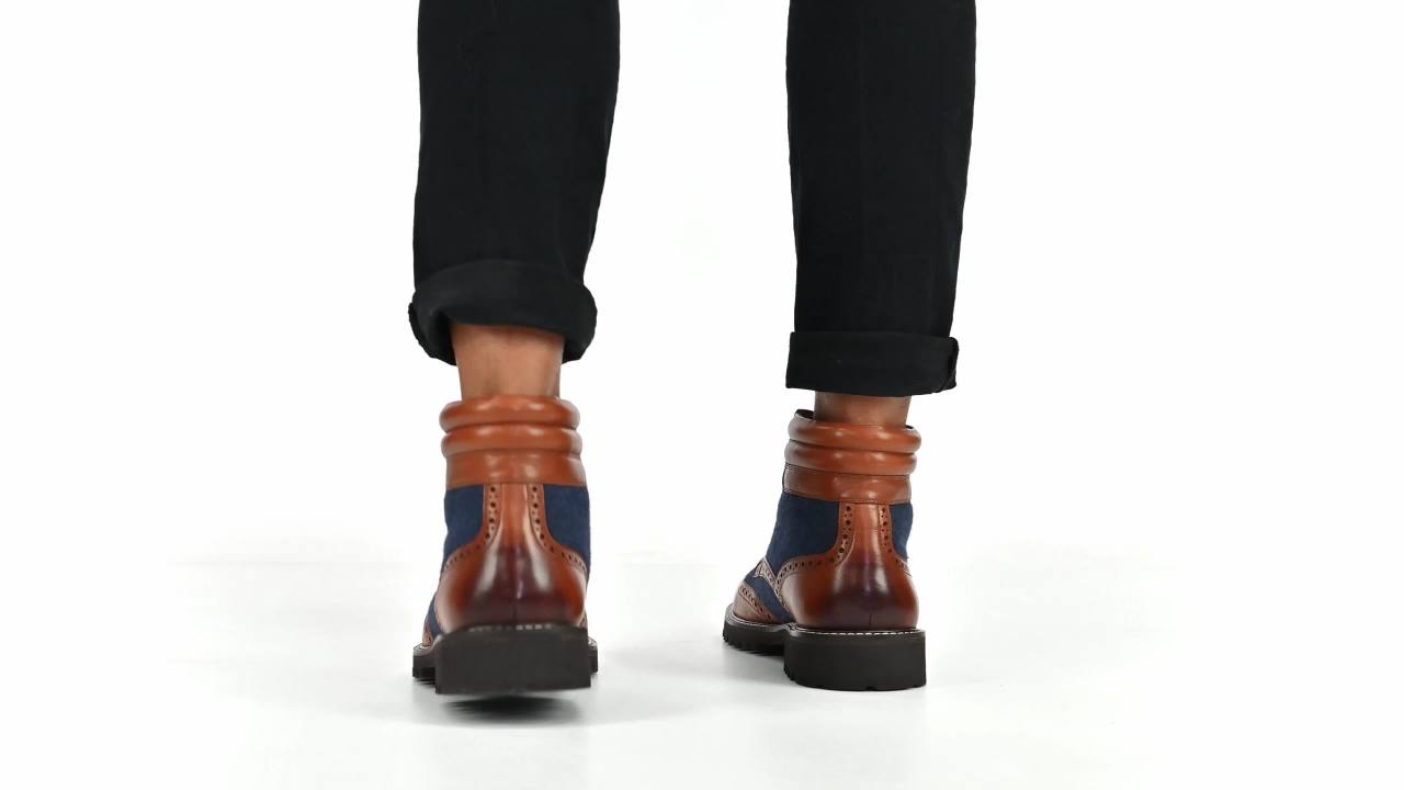 thumbnail video image 2 of Thomas & Vine Graham Wingtip Ankle Boot, 2 of 10