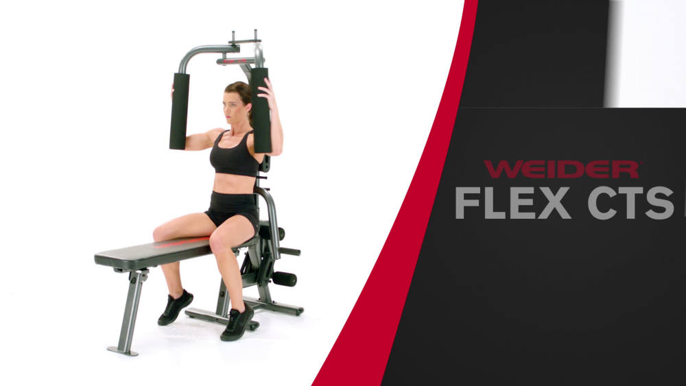 Weider Flex CTS Home Gym System with 14 Resistance Bands and Professionally-Designed Excercise Chart - image 2 of 11