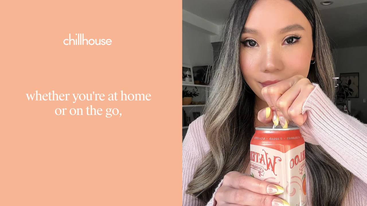 thumbnail video image 2 of Chillhouse Chill Tips - Signatures Press On Nails, Gone Glamping, Oval Medium, Nude and Green, 30 Fake Nails, 2 of 12