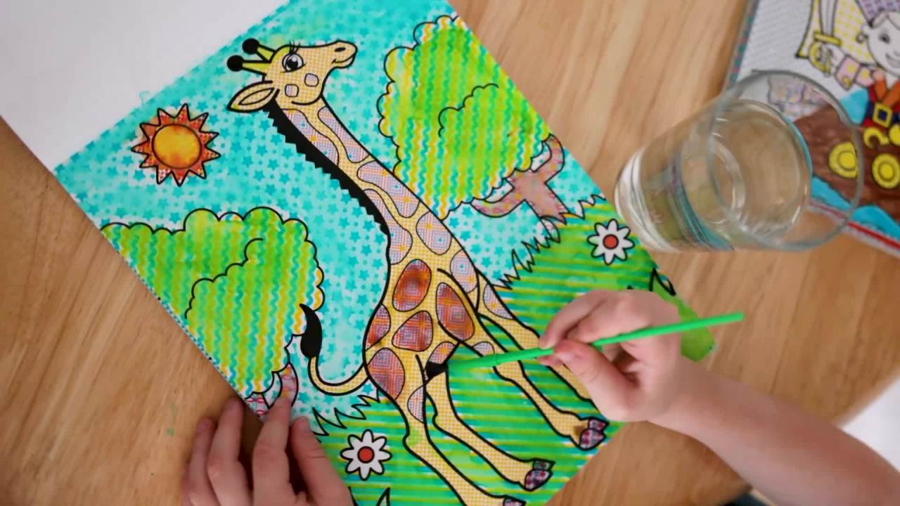 thumbnail video image 2 of Melissa & Doug My First Paint With Water Activity Books 3-Pack - Animals, Vehicles, and Pirates, 2 of 10