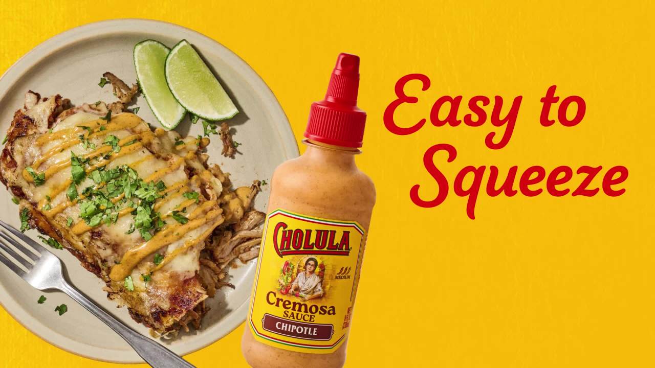 thumbnail video image 2 of Cholula Chipotle Cremosa Sauce, 8.0 oz Bottle, 2 of 24